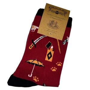 OwlCrate A Tempest of Tea Tea Time Socks - October 2024 "Bleed You Dry"